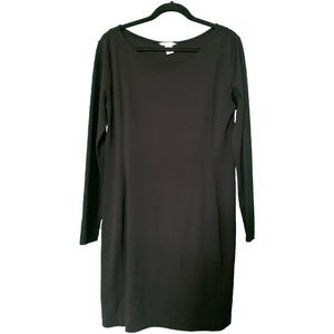 H&M | long sleeve black dress
